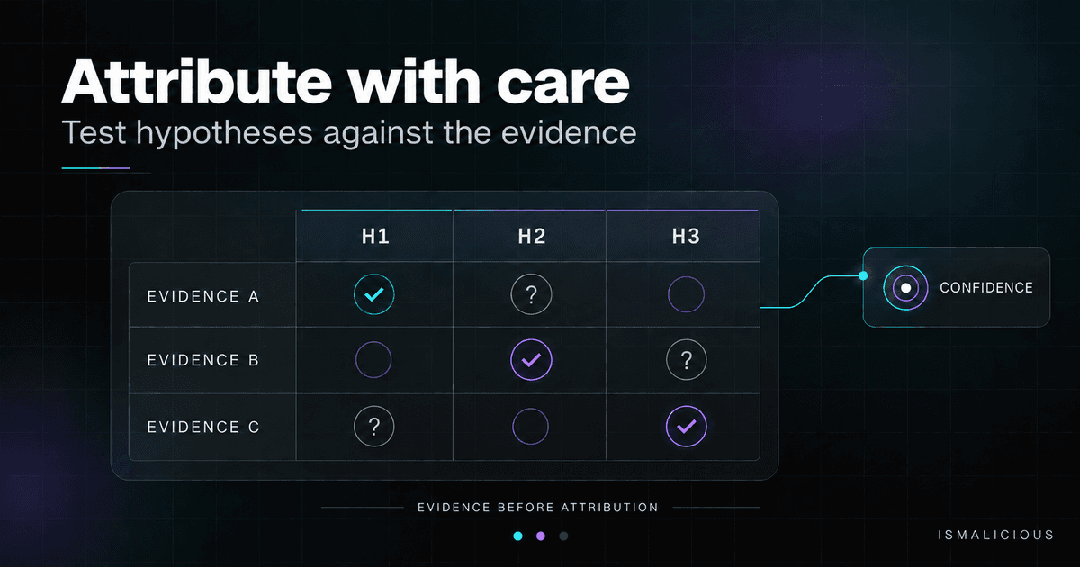 Cover Image for Cyber Attribution: Confidence and Competing Hypotheses