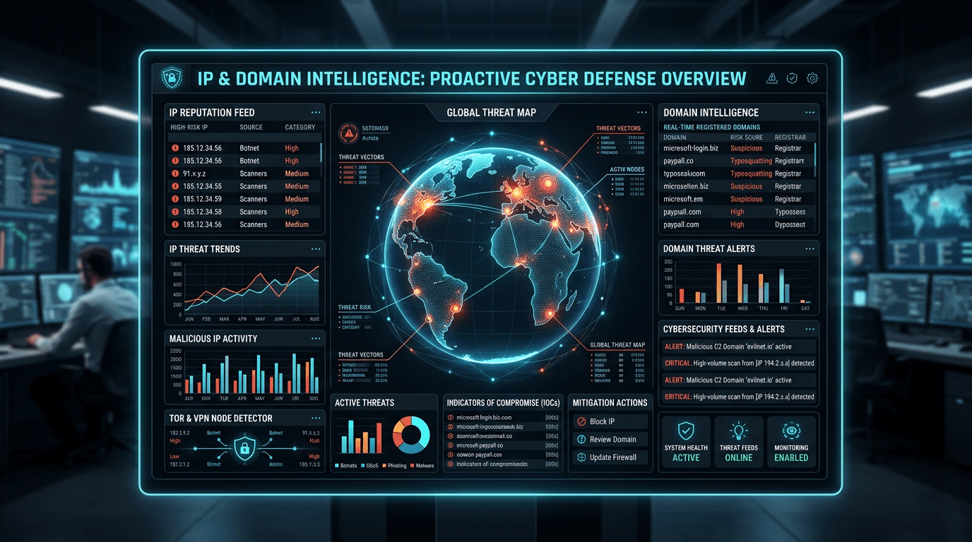 Cover Image for IP and Domain Intelligence: Building a Proactive Cyber Threat Defense