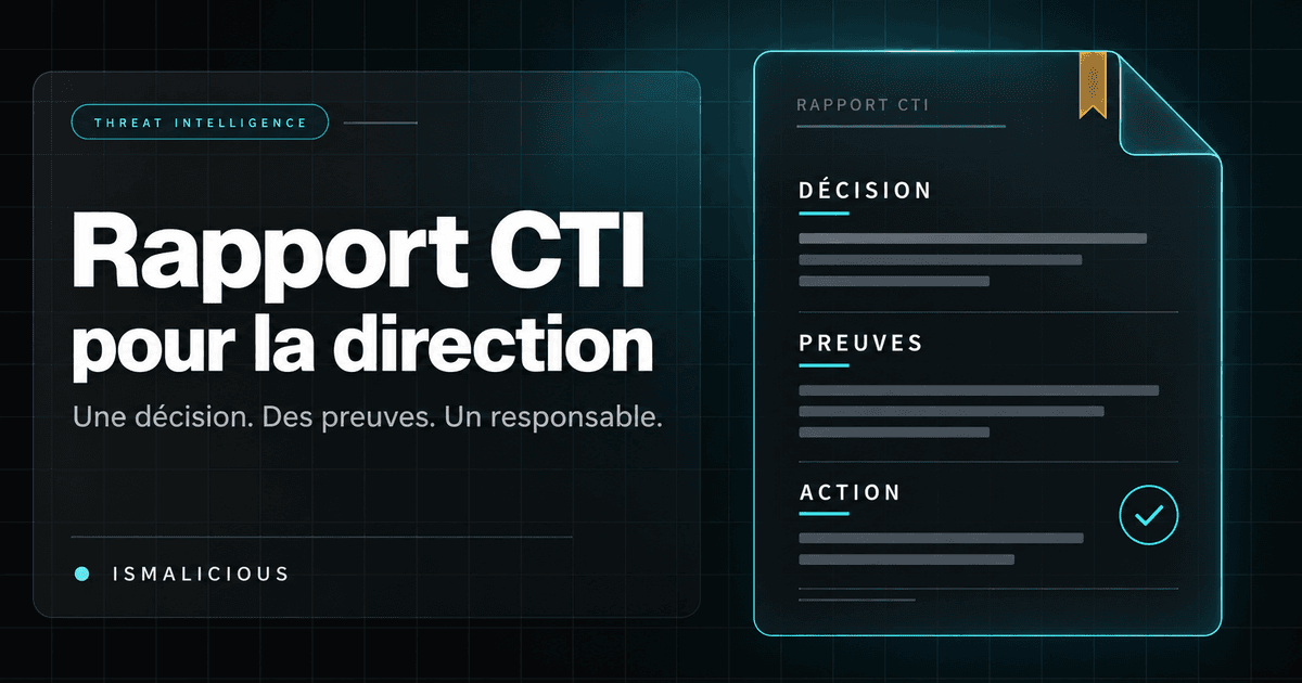 Cover Image for Rapport de threat intelligence : un modèle pour la direction