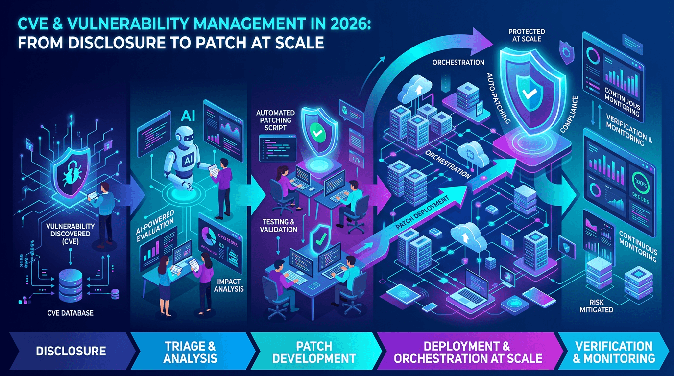 CVE & Vulnerability Management in 2026: From Disclosure to Patch at Scale