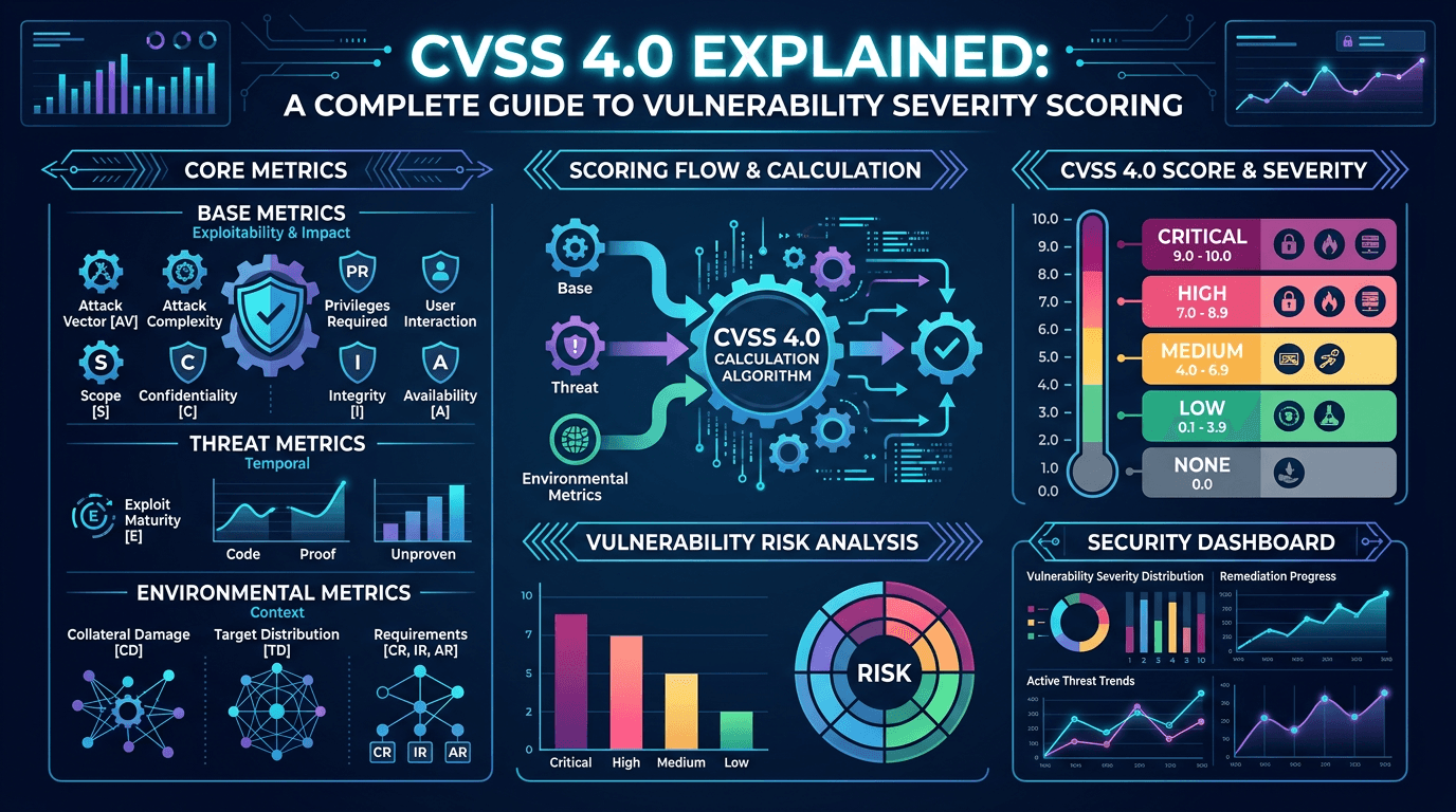 Cover Image for CVSS 4.0 Explained: A Complete Guide to Vulnerability Severity Scoring in 2026