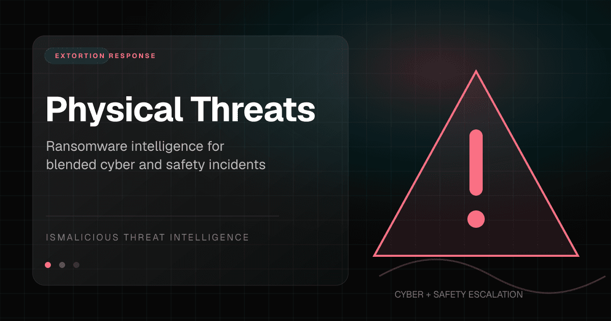 Cyber Extortion Now Includes Physical Threats: What Incident Response Teams Must Change