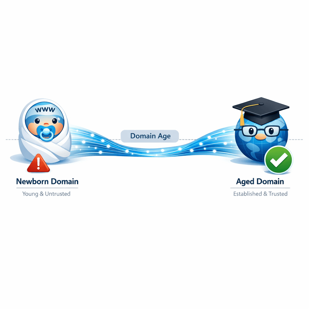 Cover Image for Domain Age as a Risk Indicator: Why "New" Often Means "Danger"