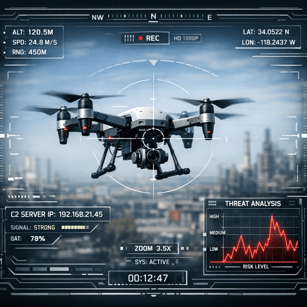 Cover Image for Défense anti-drone : neutraliser les menaces UAV non autorisées