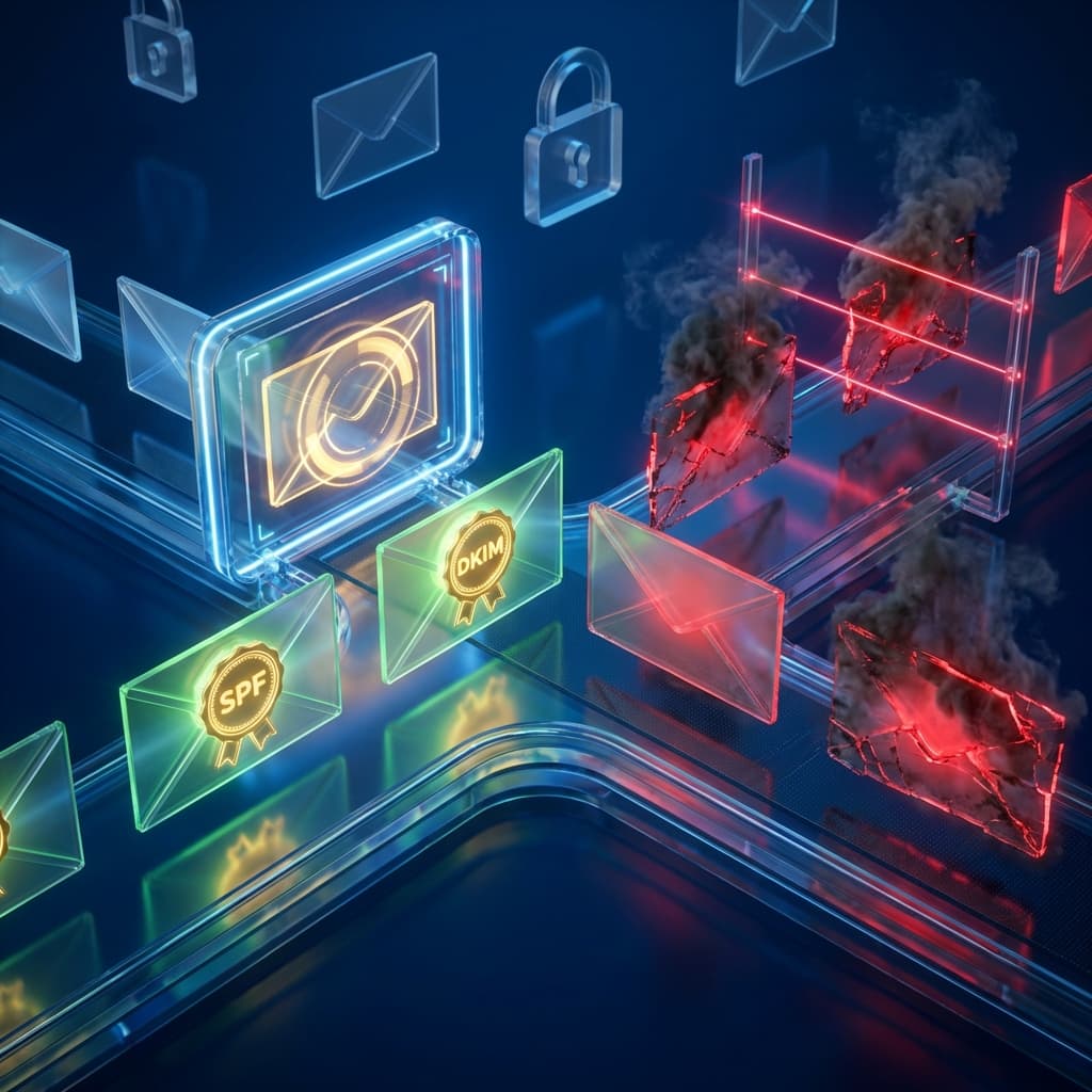 Cover Image for Authentification des e-mails : déployer DMARC, SPF et DKIM pour sécuriser sa messagerie
