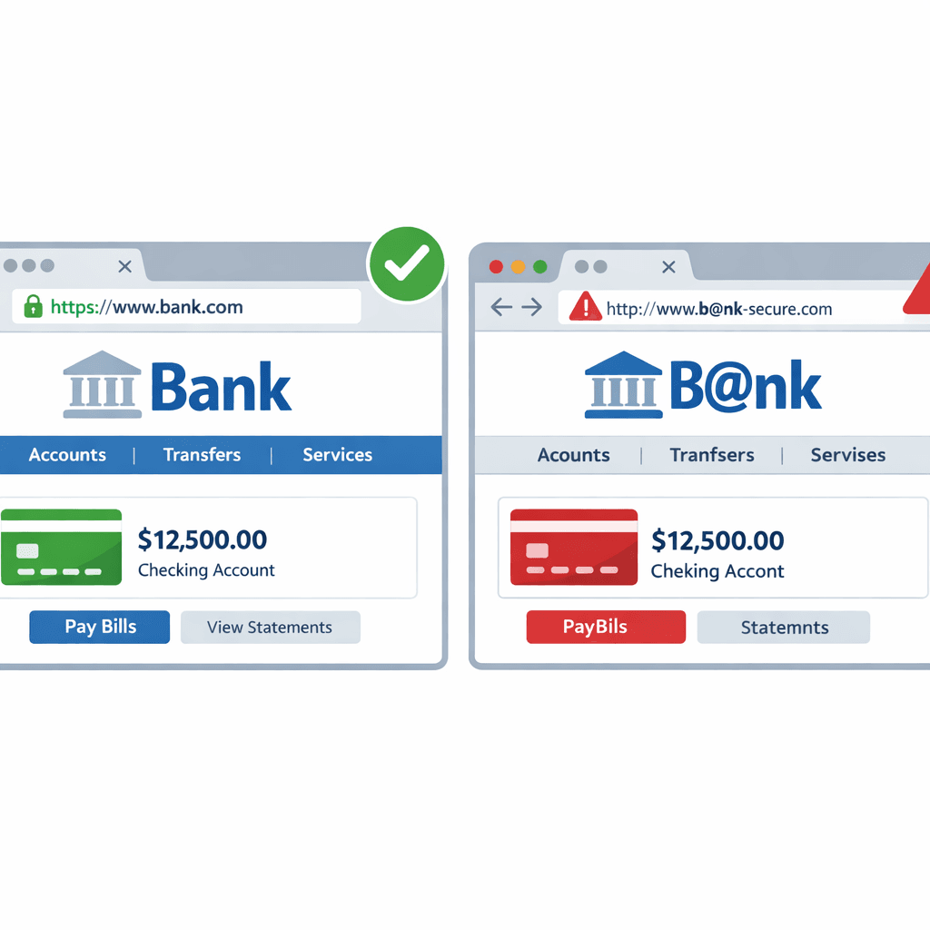 How Hackers Use "Typosquatting" to Trick You (and How to Spot It)